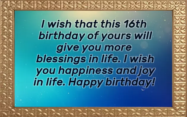 16Th Birthday Wishes For Brother