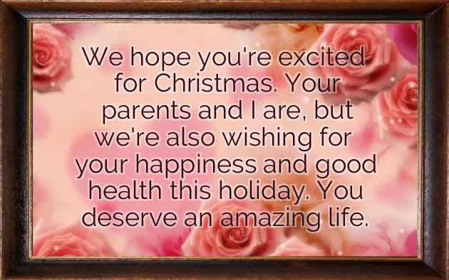 Christmas Wishes For My Son