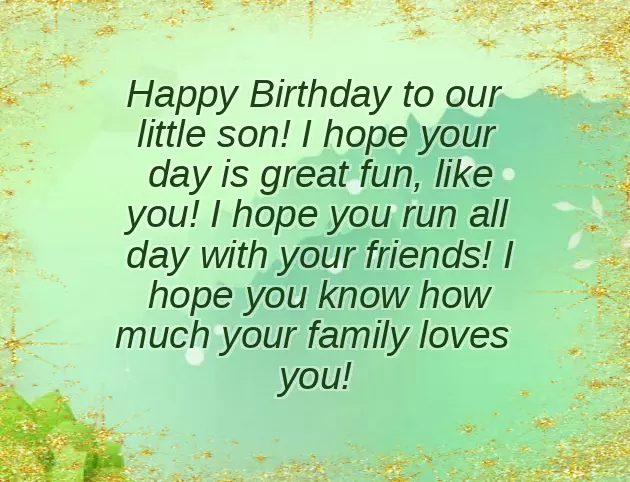 Happy 5 Birthday My Son