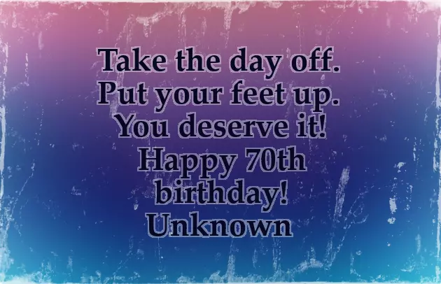 70Th Bday Wishes