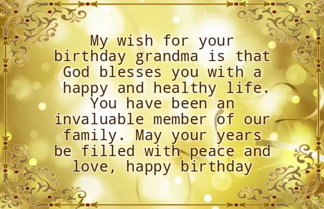 Happy Birthday Wishes To My Grandmother Happy Birthday Wishes To My Grandmother