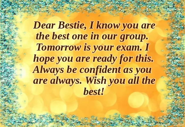 Examination Wishes To My Love