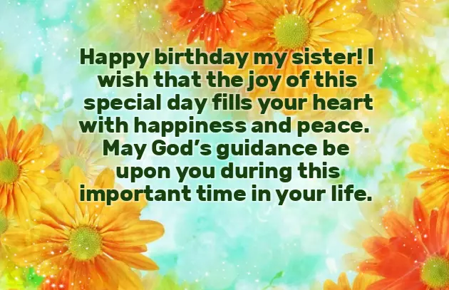Birthday Wishes Sweet Sister