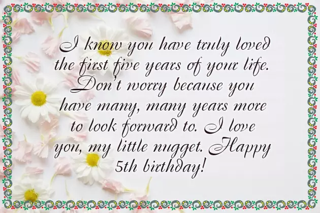 Happy Birthday My 5 Year Old Daughter Happy Birthday My 5 Year Old Daughter