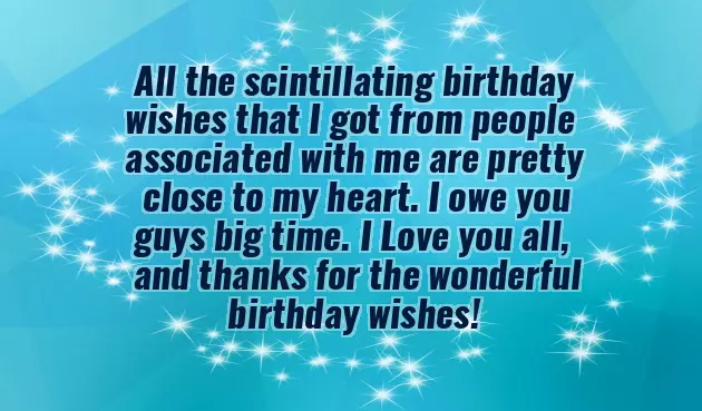 Thank You Friends For Your Wonderful Birthday Wishes Thank You Friends For Your Wonderful Birthday Wishes