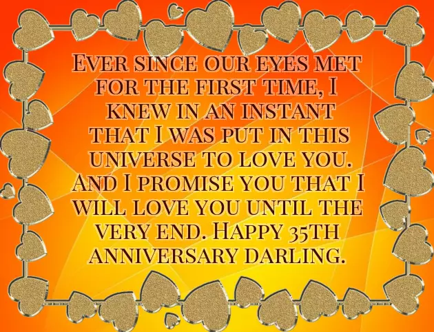 35Th Wedding Anniversary