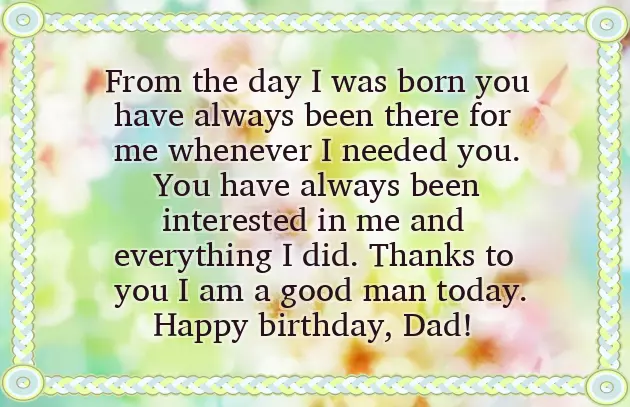 Dad Birthday Wishes Quotes