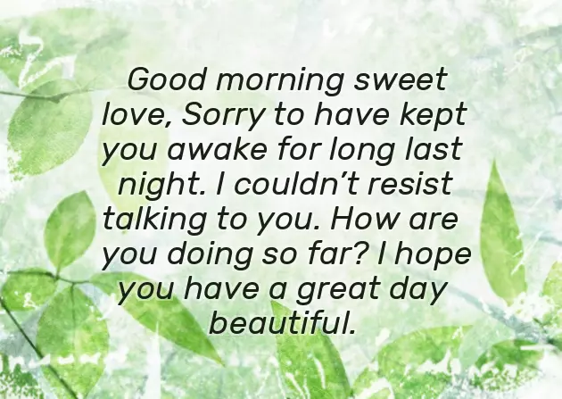 Good Morning Message In English For Girlfriend