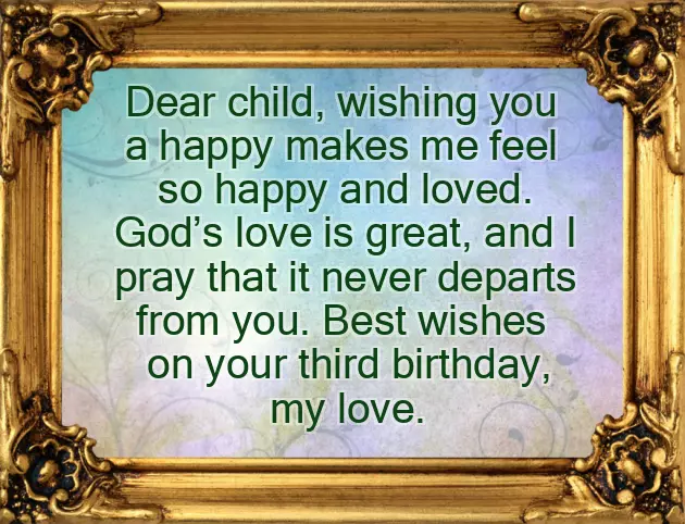 Happy 3 Birthday My Son