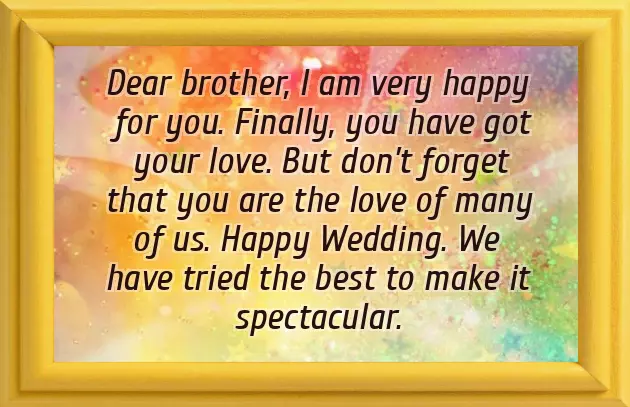 Congratulations Brother Quotes