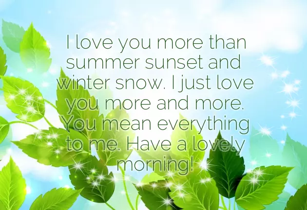 The Sweetest Good Morning Message For Her