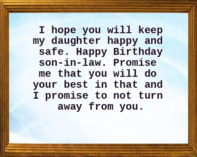 Happy Birthday To A Great Son