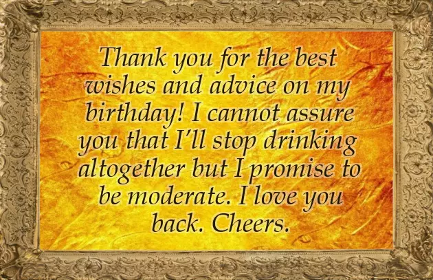 Appreciation Note For Birthday Wishes