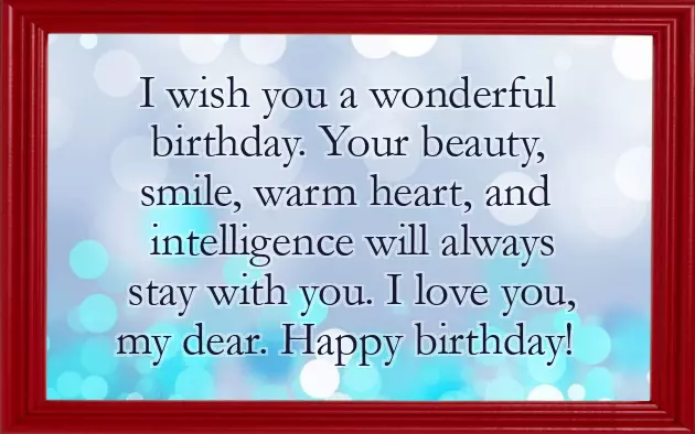 Happy Birthday To You Beautiful