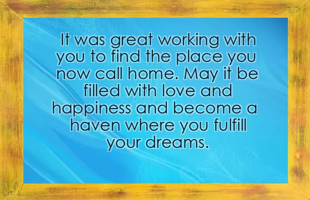 Congratulations On Building Your New Home Congratulations On Building Your New Home