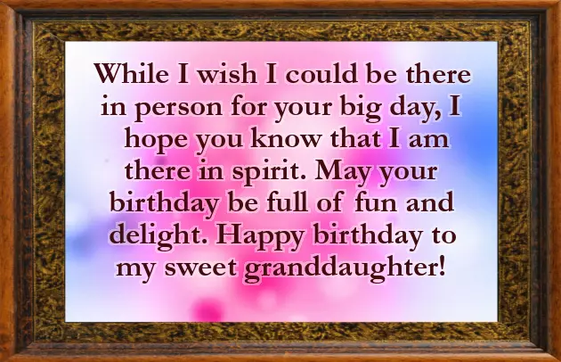 Happy Birthday To My First Granddaughter