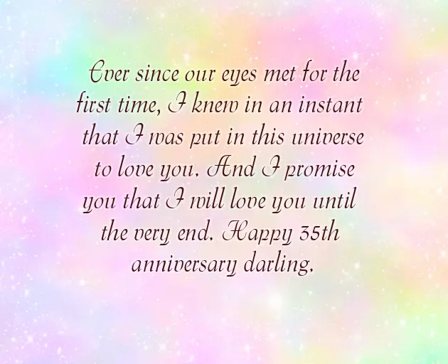 35Th Anniversary Wishes 35Th Anniversary Wishes