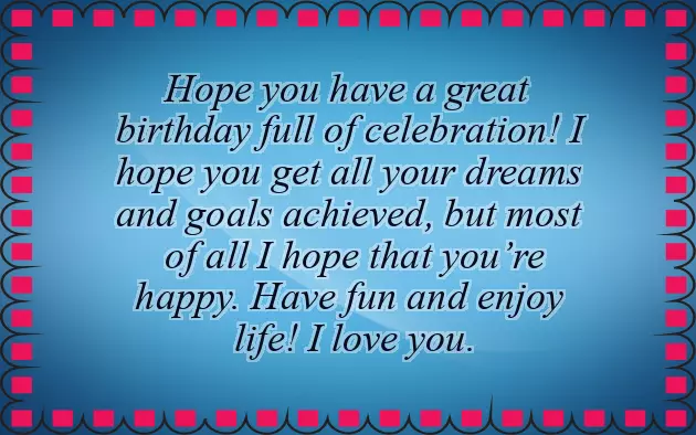 Birthday Wishes To My Boyfriend Long Distance