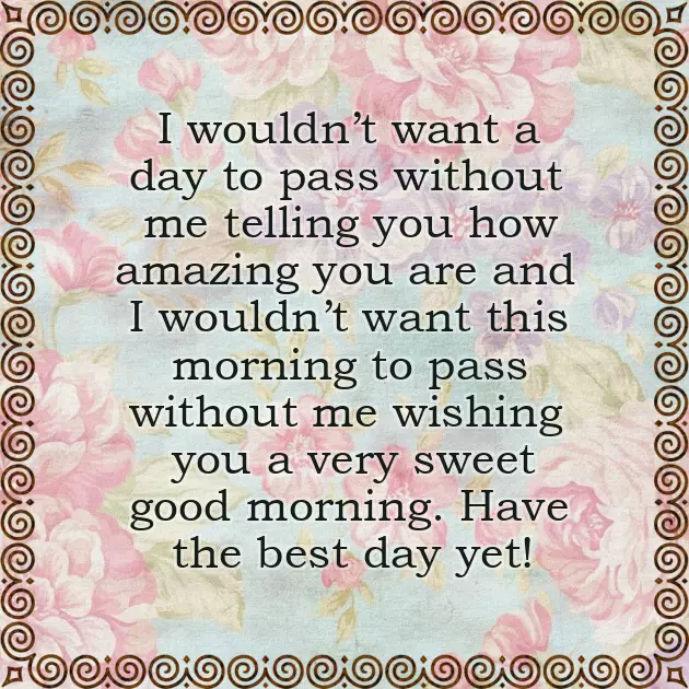 Good Morning Message For Girl Crush Good Morning Message For Girl Crush