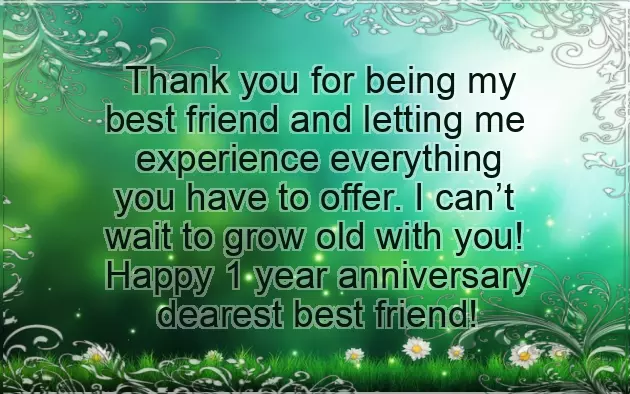 Happy Anniversary Bestie