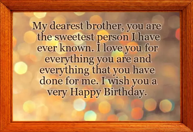 Happy Bday Bro Wishes