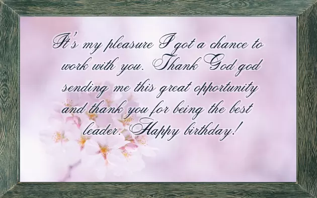 Happy Birthday Wishes For Boss