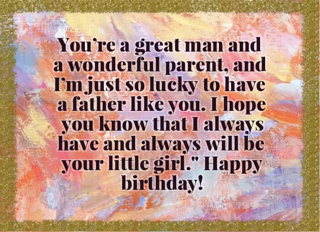 Birthday Wishes For A Father