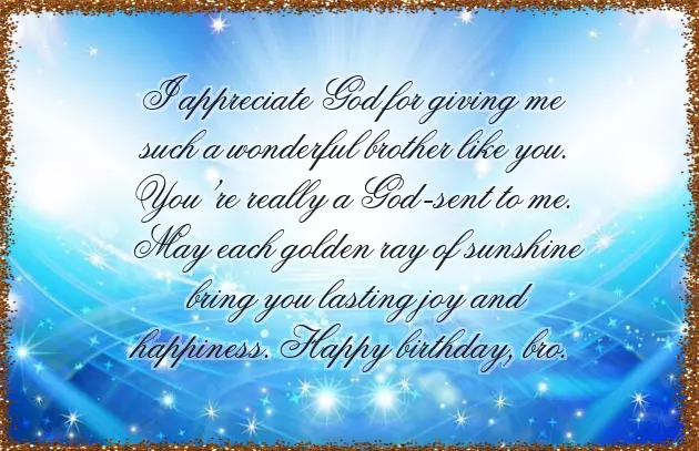 Blessing For Brother Birthday