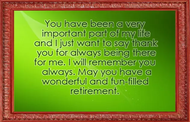 Retirement Wishes To Daddy