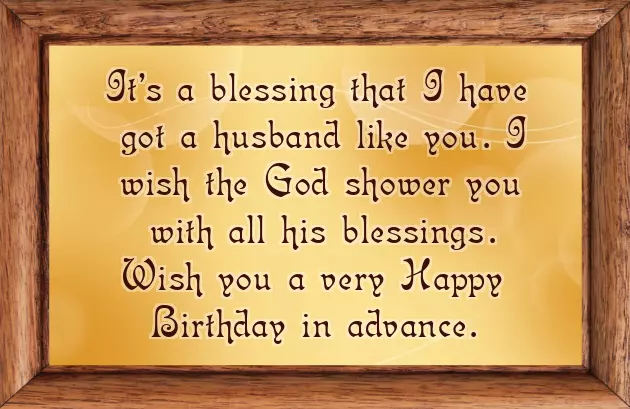 Birthday Wishes For Loving Husband