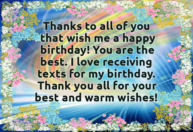 Thank You Quotes For Making My Birthday Special