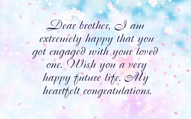 Congratulations Brother On Your Engagement