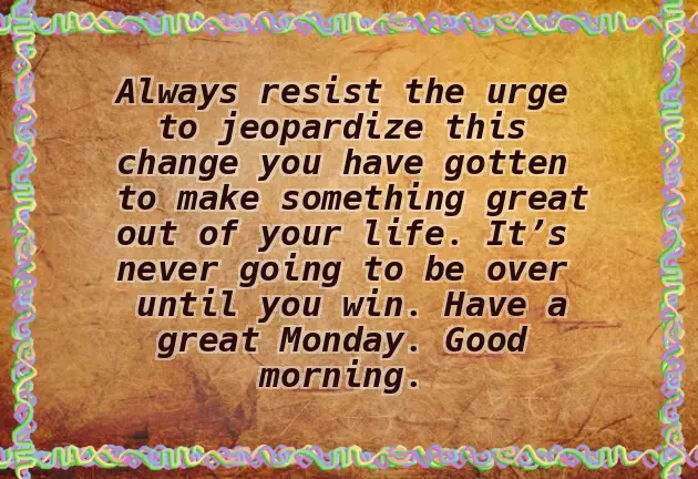 Happy Monday Greetings