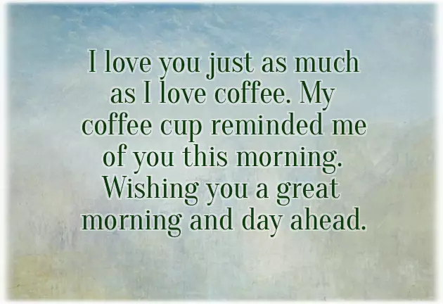Good Morning Wishes With Coffee Cup