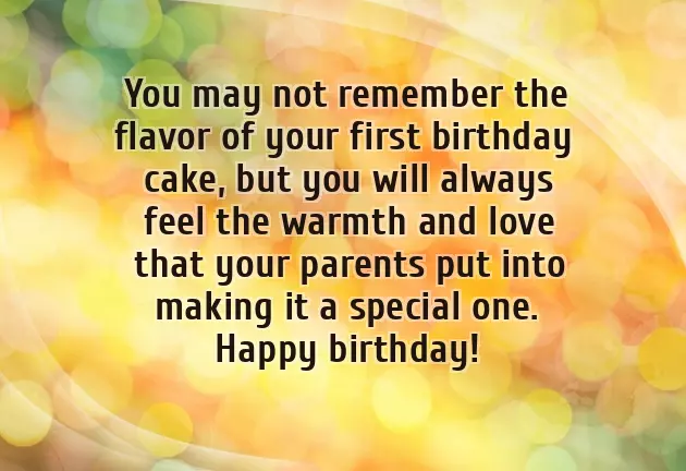 1St Happy Birthday Wishes For Son