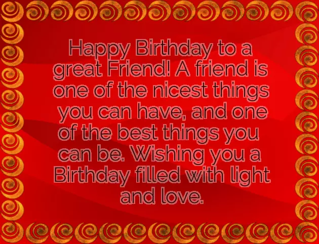 Happy Birthday Wishes To My Lovely Friend