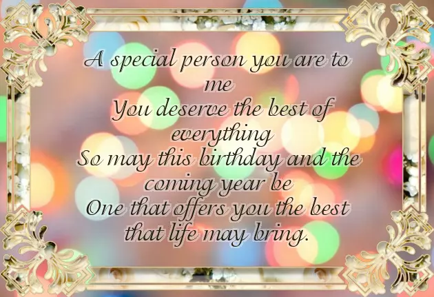 Birthday Poem For Wife