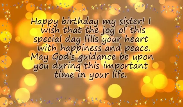 Blessing Wishes For Sister