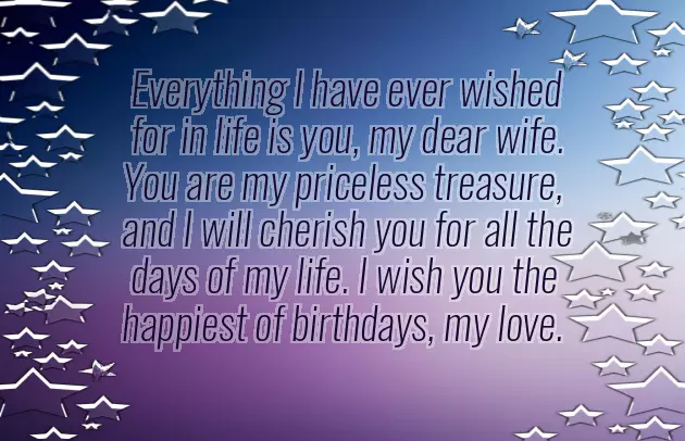 Birthday For Wife Wishes