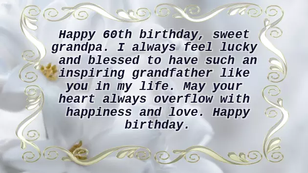 Birthday Greetings For Grandfather