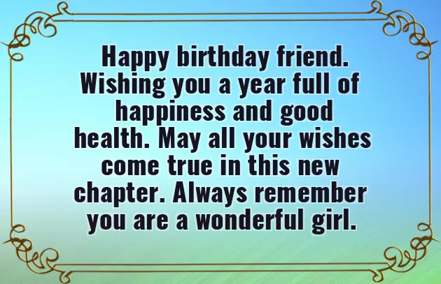 A Birthday Wish For A Female Friend A Birthday Wish For A Female Friend