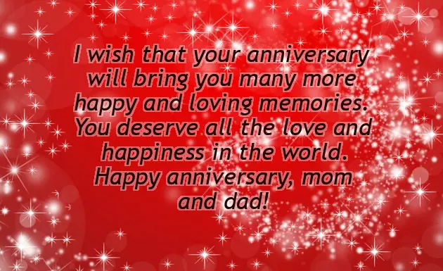 Funny Anniversary Wish For Parents