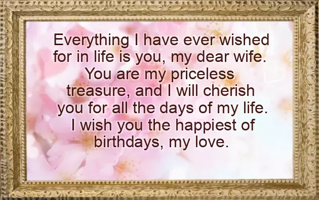 Birthday Wishes For Upcoming Wife