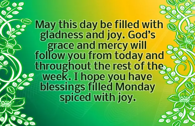 Monday Blessings Messages