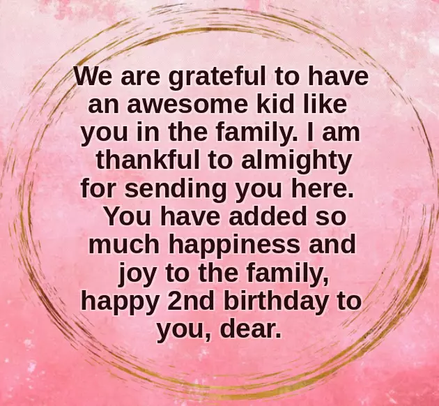 Birthday Wishes To 2 Year Old Nephew