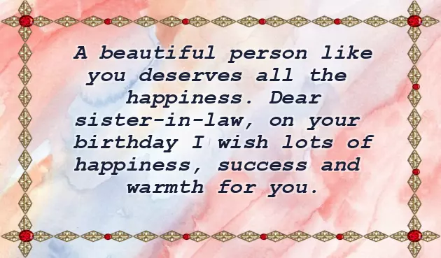 Birthday Wishes My Sister In Law Birthday Wishes My Sister In Law