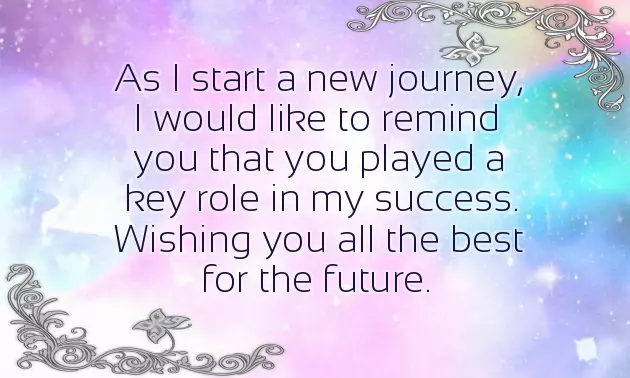 I Wish You Best Of Luck In Your New Job