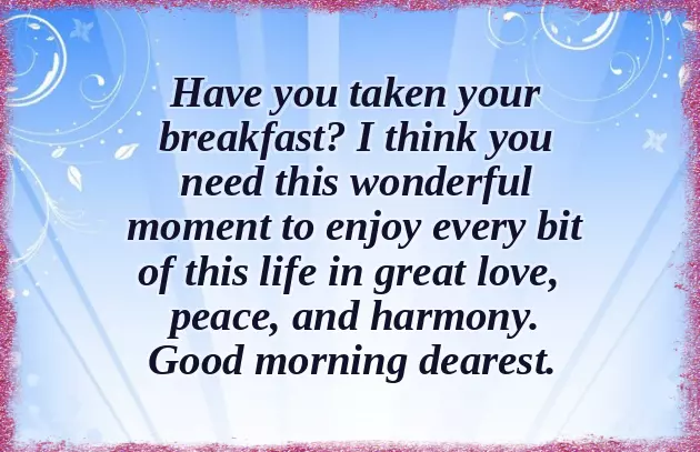 Good Morning Wishes Family