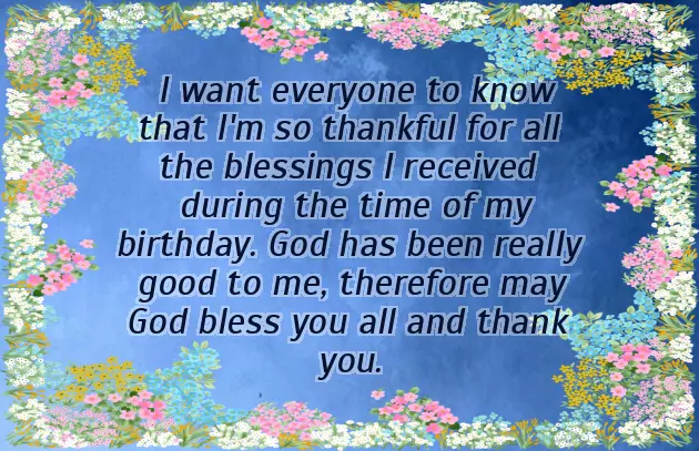 Thank You All For The Warm Wishes