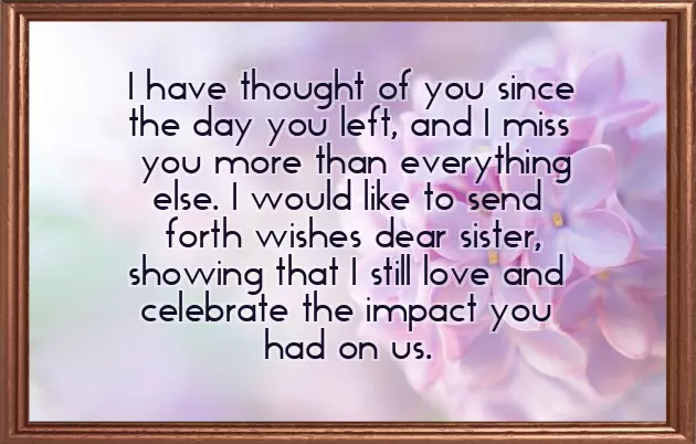 Happy Birthday To My Sister In Heaven Poems